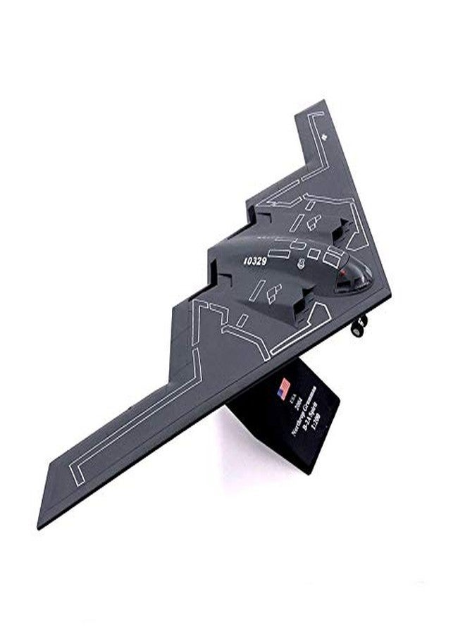 QIDS 1/200 Scale Airplane Aviation Model USA Army Air Force B2 Bomber Fighter Diecast Metal Military Aircraft, Multicolor - Image 1